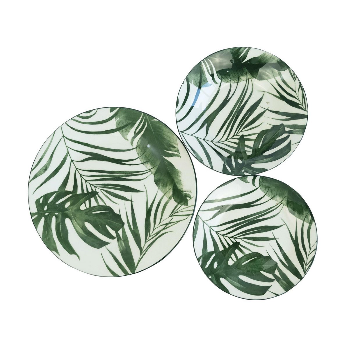 DORAL - Vajilla Bruna 18 Piezas Porcelana Allessia Multicolor