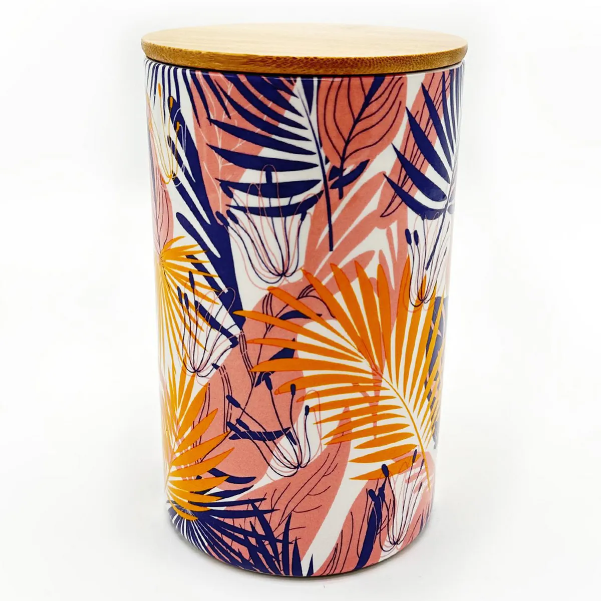 PK HOME - Canister L Hojas Cerámica 1200 ml