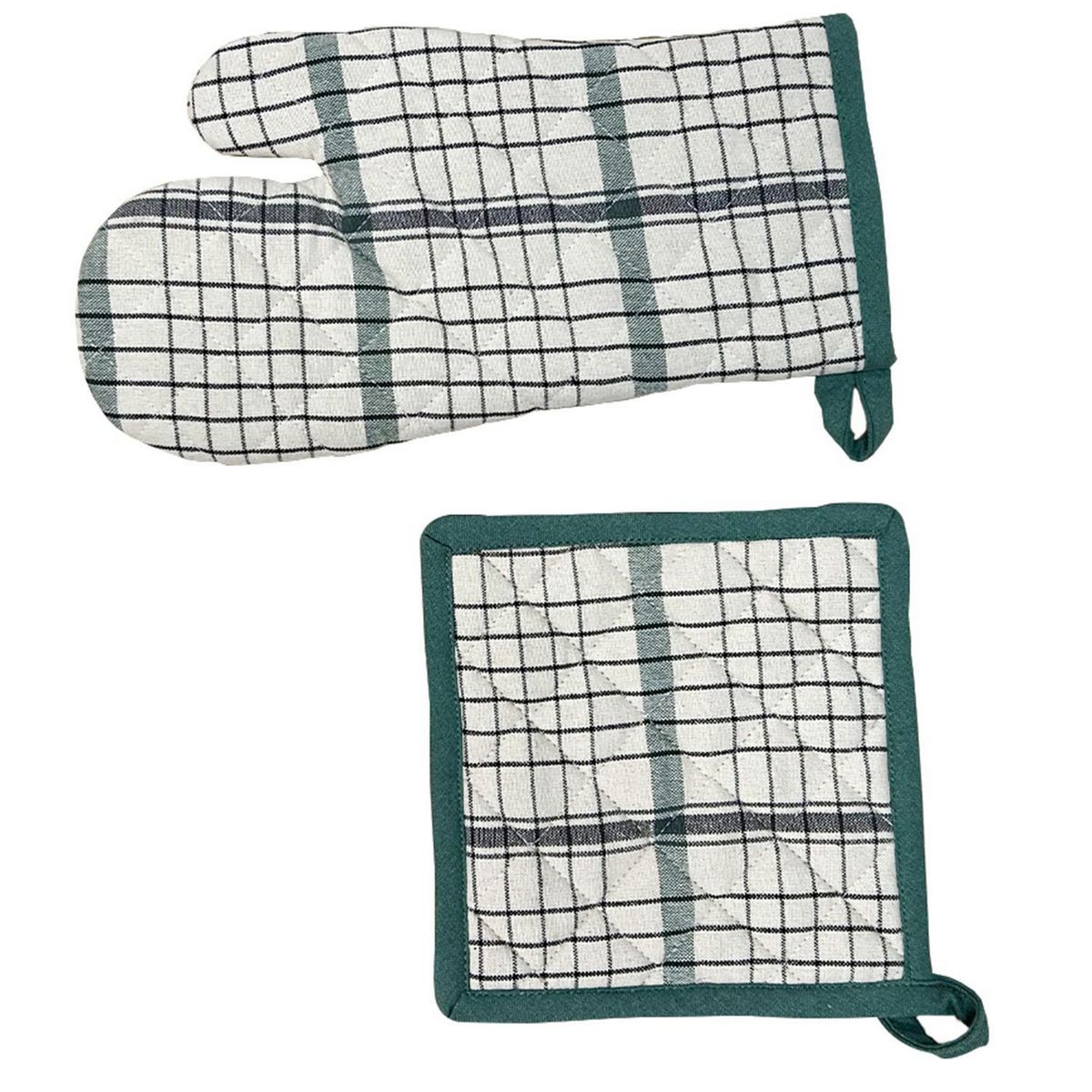 FTA - Set Guante y Tomaolla Escocés Fta Blanco/verde Talla Única