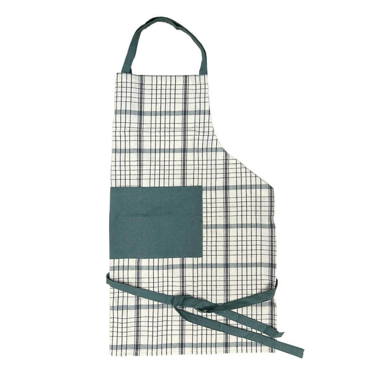 FTA - Delantal de Cocina Escocés Algodón