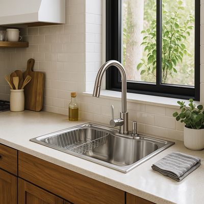 Imagen 2 del producto Lavaplatos Empotrado 1 Cubeta(s) 60x42x20 cm Acero inoxidable