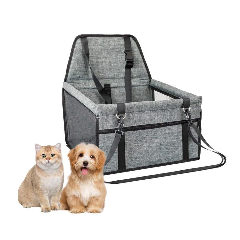 Silla De Auto Transportable Para Mascotas Hasta 18 Kg Petscool