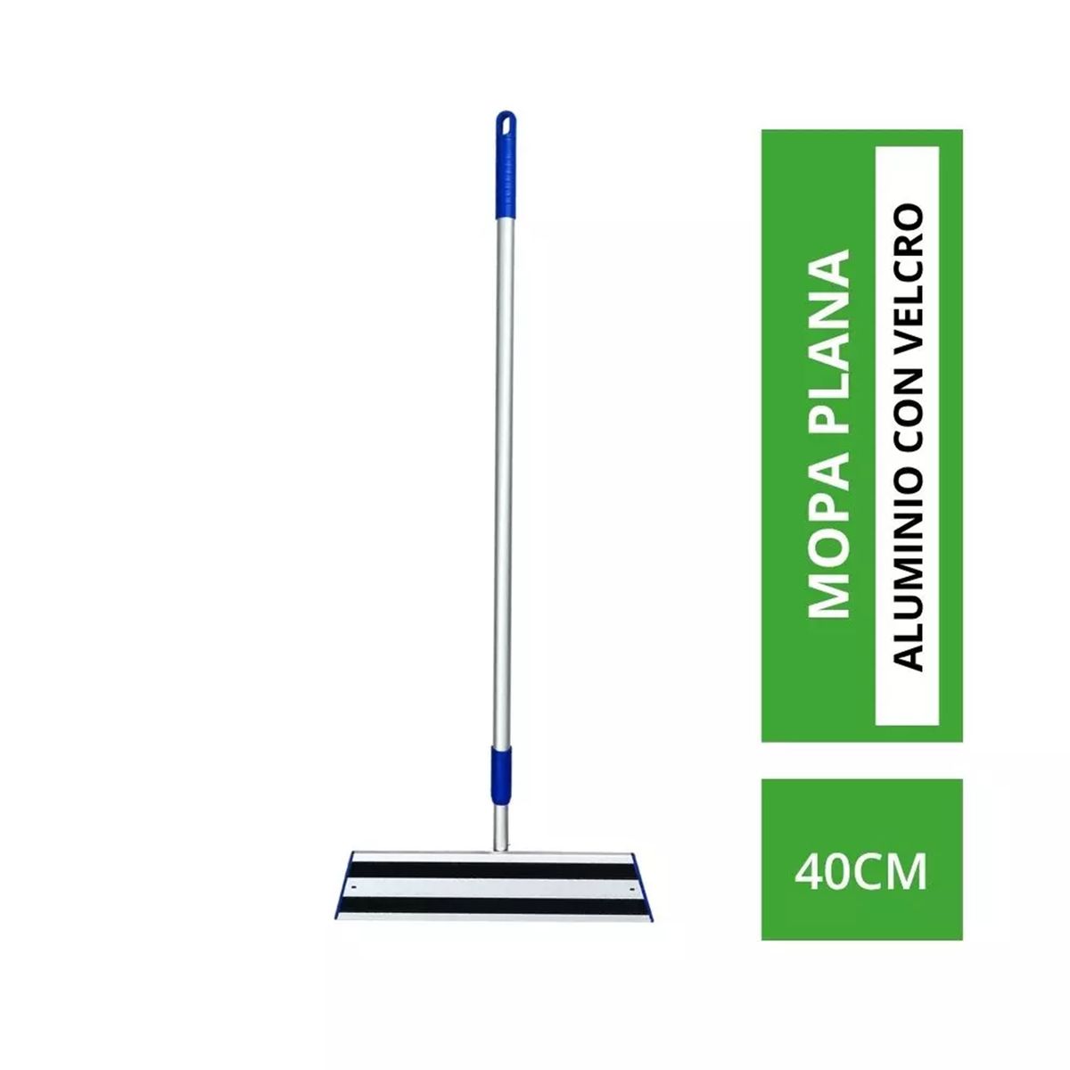 ALL CLEAN - Mopa Plana de All Clean 40 cm con para Limpieza