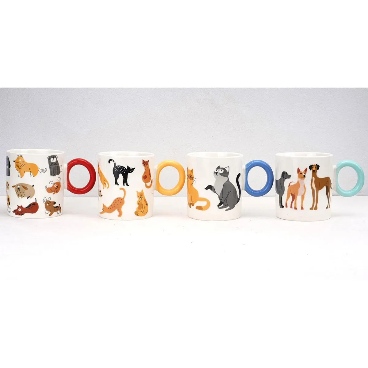 PRONOBEL - Tazón 400 ml Cerámica Pet lovers Variados 1 unidad(es)