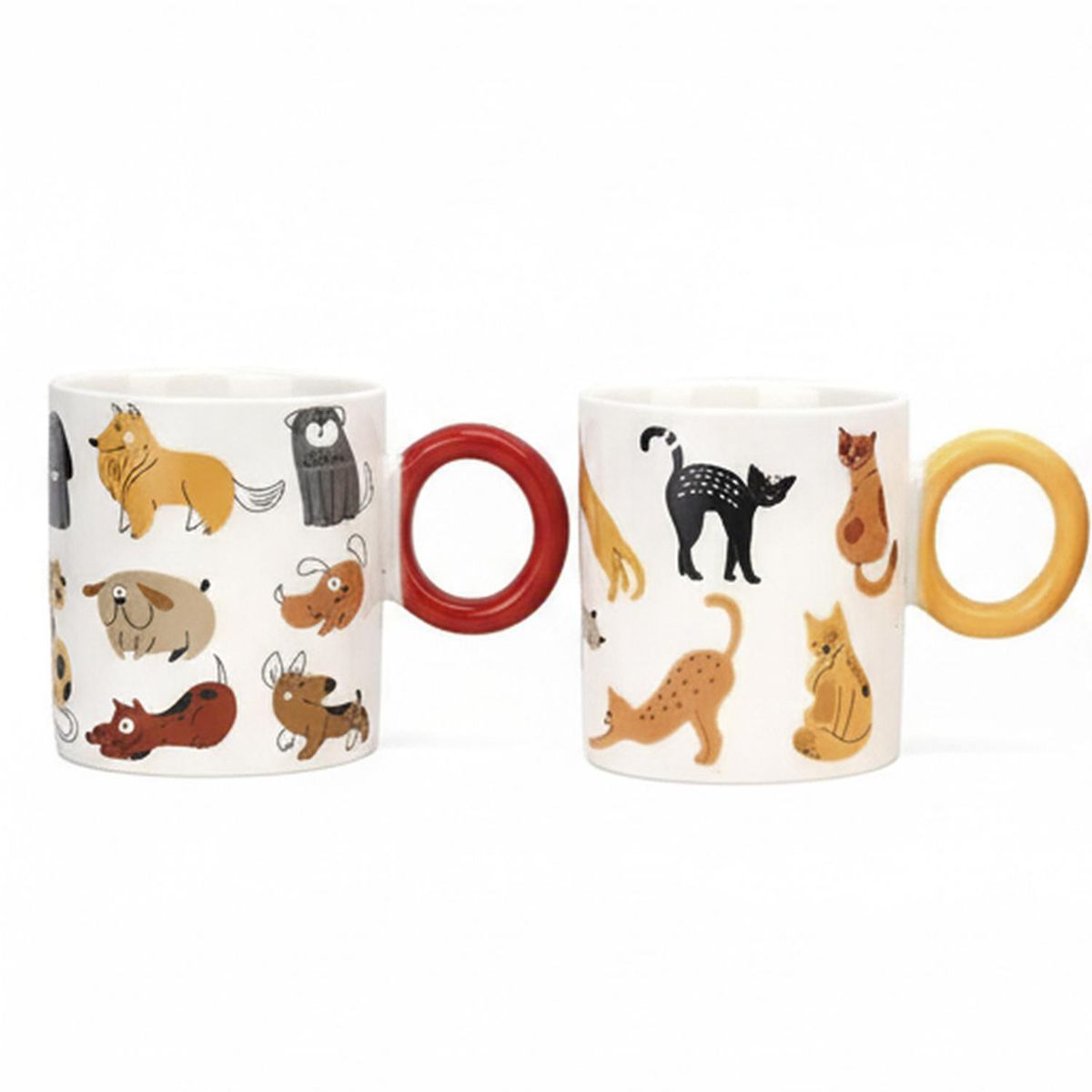 PRONOBEL - Tazón 400 ml Cerámica Pet lovers Variados 1 unidad(es)