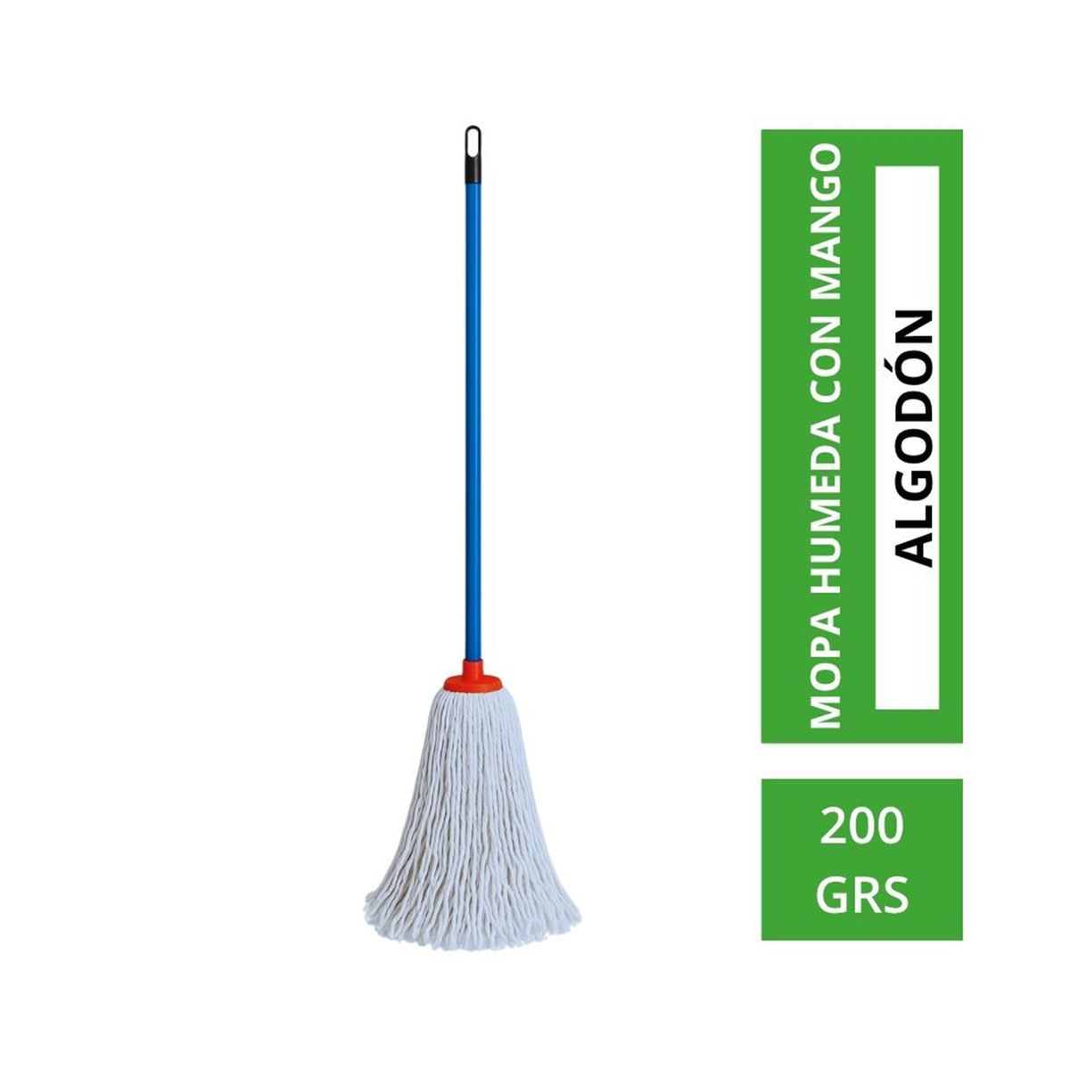 ALL CLEAN - Mopa Húmeda All Clean con Mango Extensible para Limpieza de Hogar