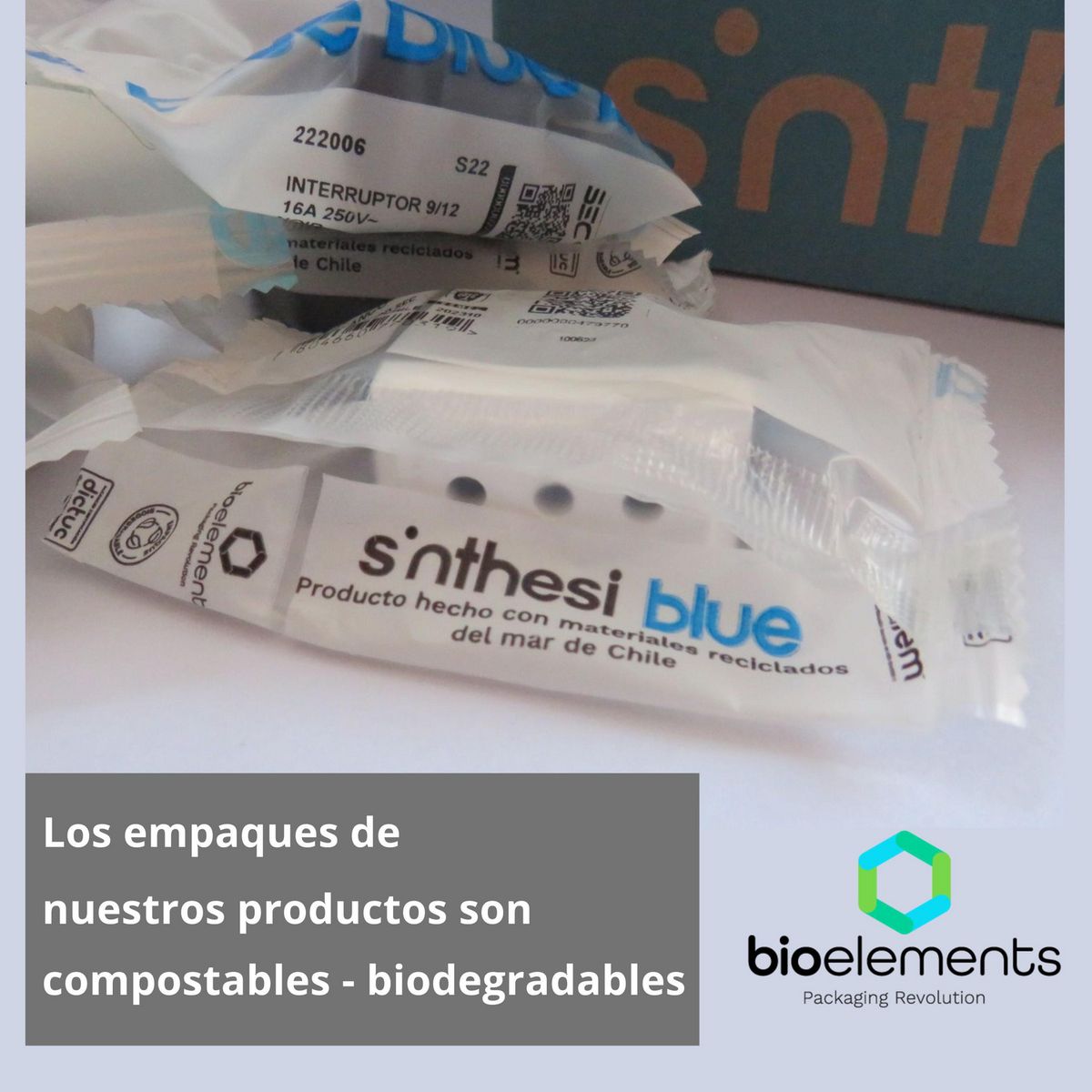 SINTHESI - Enchufe triple 10A armado S17 blanco