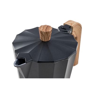 Imagen 2 del producto Cafetera Italiana Aluminio 320 ml Negro