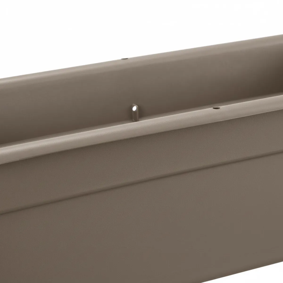 CASA BONITA - Jardinera de Plástico 19x15 cm taupe