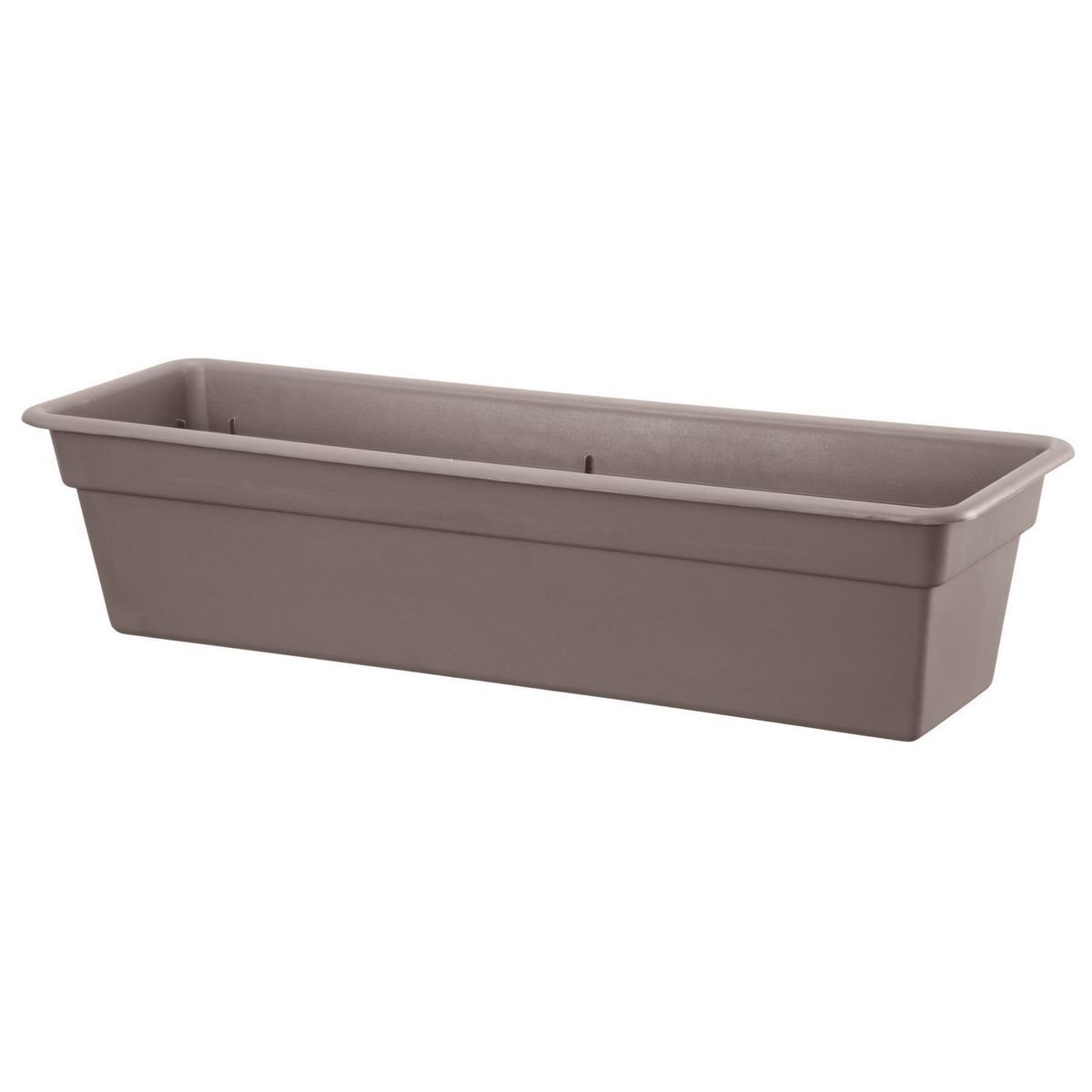 CASA BONITA - Jardinera de Plástico 19x15 cm taupe