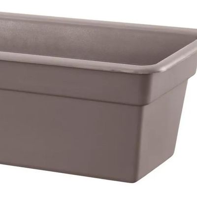 Imagen 2 del producto Jardinera de Plástico 19x15 cm taupe