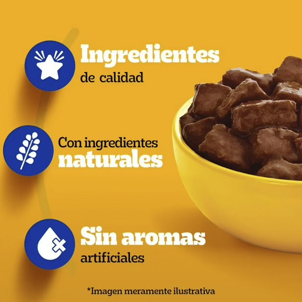 PEDIGREE - Alimento Húmedo para Perro Adulto Carne 0.1 kg