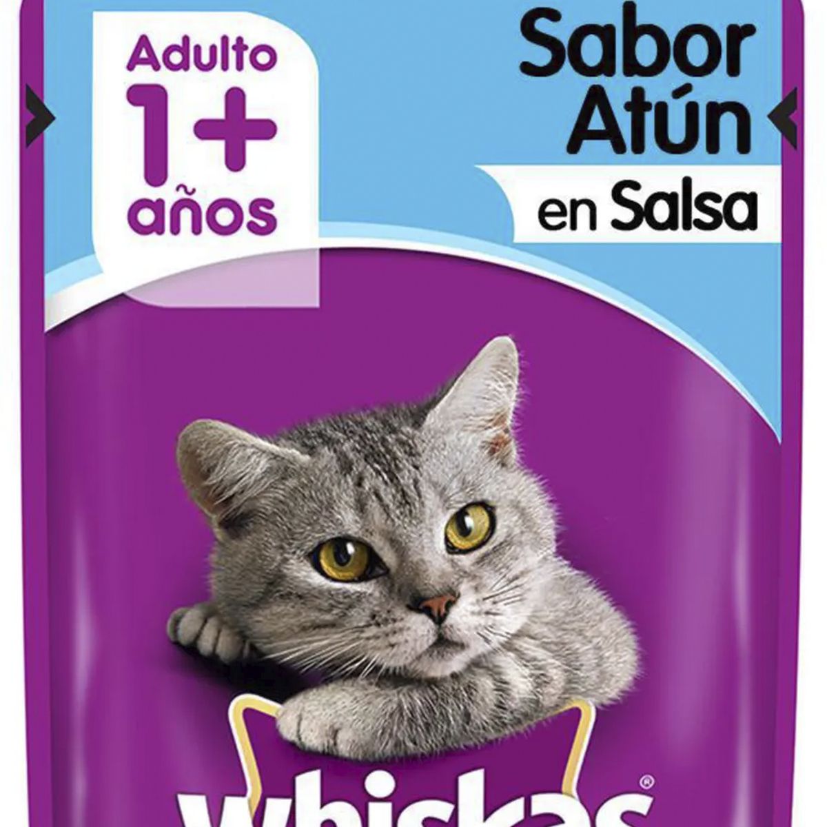WHISKAS - Alimento Húmedo para Gato Adulto Atún 0.085 kg