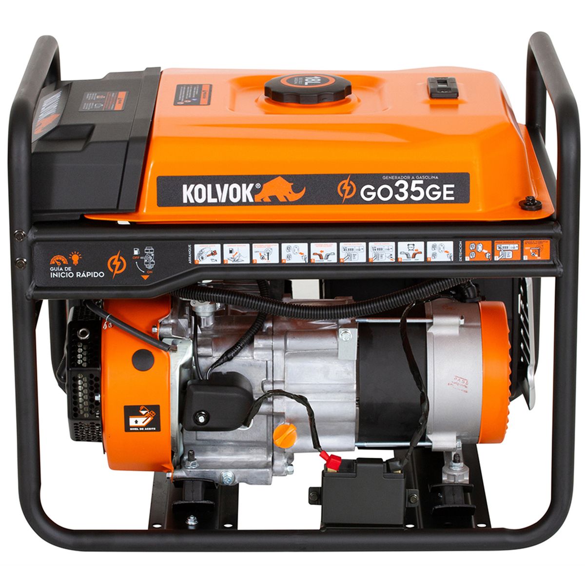 KOLVOK - Generador a Gasolina Partida Eléctrica 3500 W 18 l