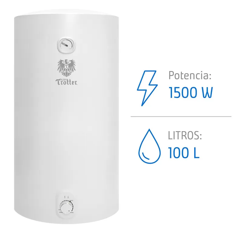 Termo Colgante Eléctrico 100 Litros 1500 W de Muro