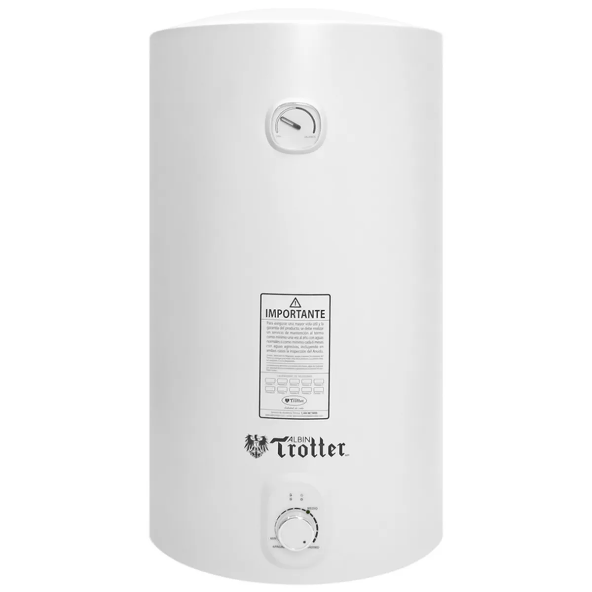 ALBIN TROTTER - Termo Colgante Eléctrico 50 Litros 1500 W de Muro
