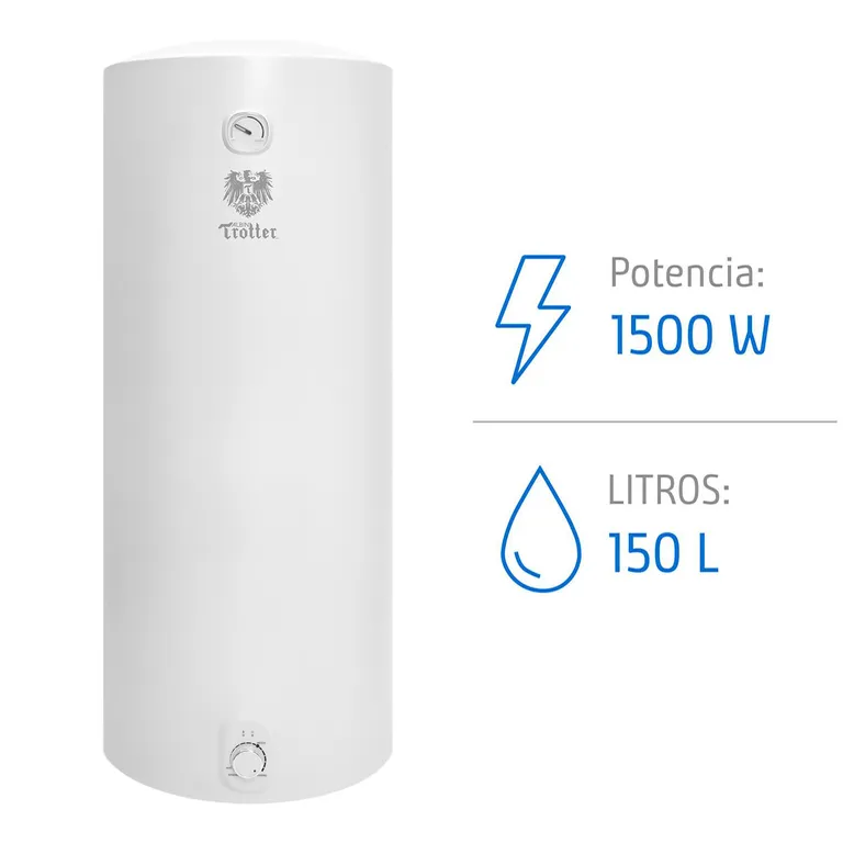 Termo Colgante Eléctrico 150 Litros 1500 W de Muro