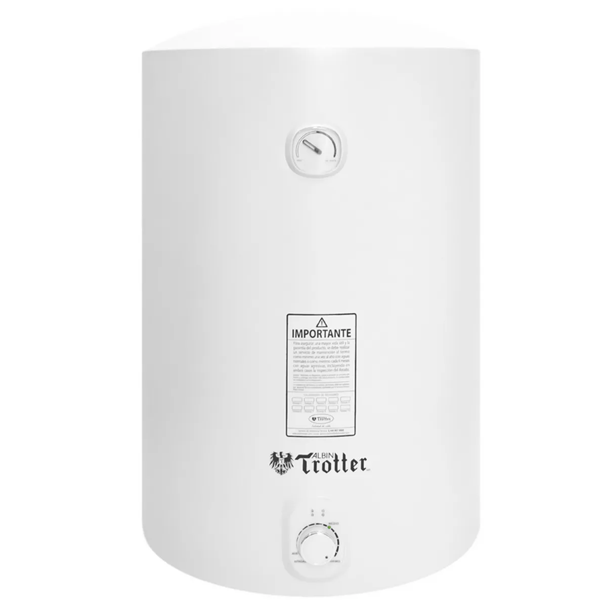 ALBIN TROTTER - Termo Colgante Eléctrico 80 Litros 1500 W de Muro
