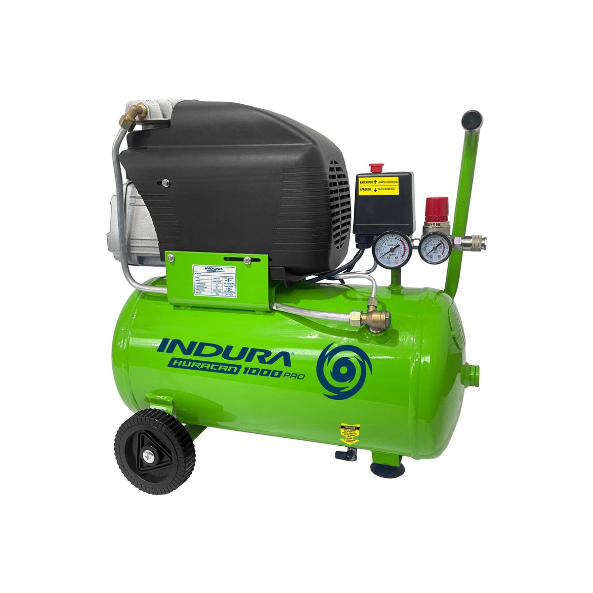 INDURA - Compresor 2 HP 24 Litros 1000 PRO