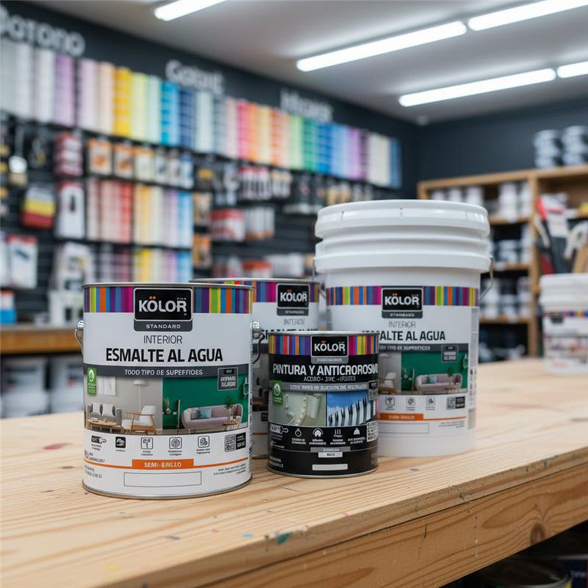 KOLOR - Stain Lasur Mate 900 cc Gris