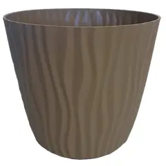 REMBRE - Macetero con sistema autorregante reciclado 23 cm, color brige