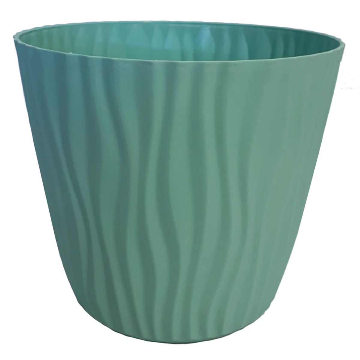 REMBRE - Macetero autorregante reciclado de Plástico 21x18.5 cm Verde