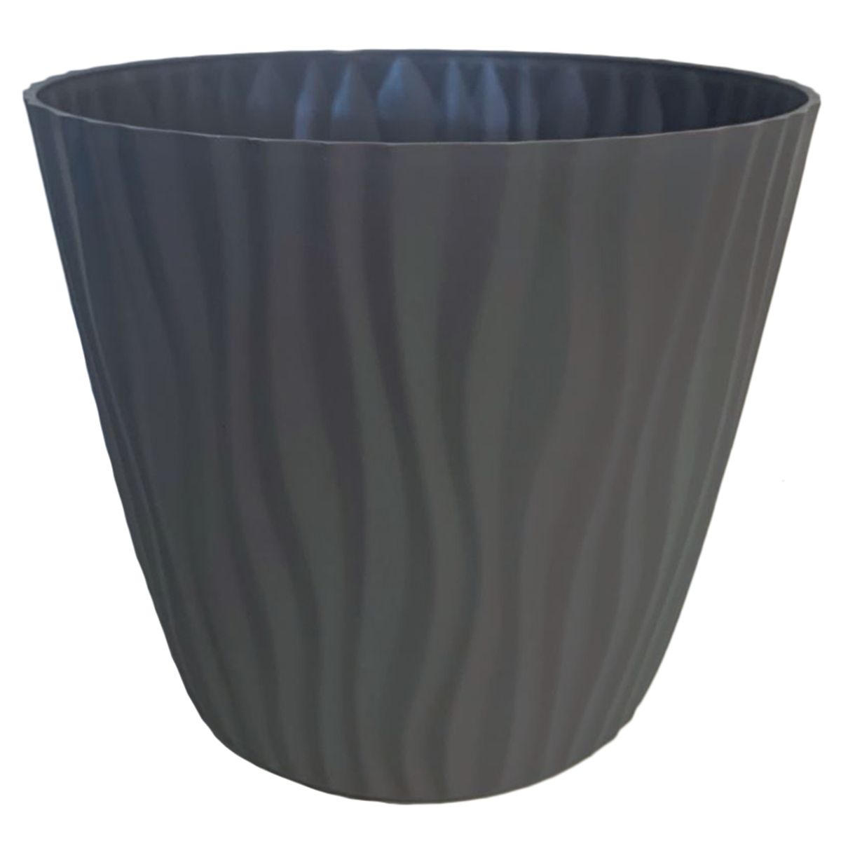 REMBRE - Macetero autorregante reciclado de Plástico 23x18.5 cm Gris