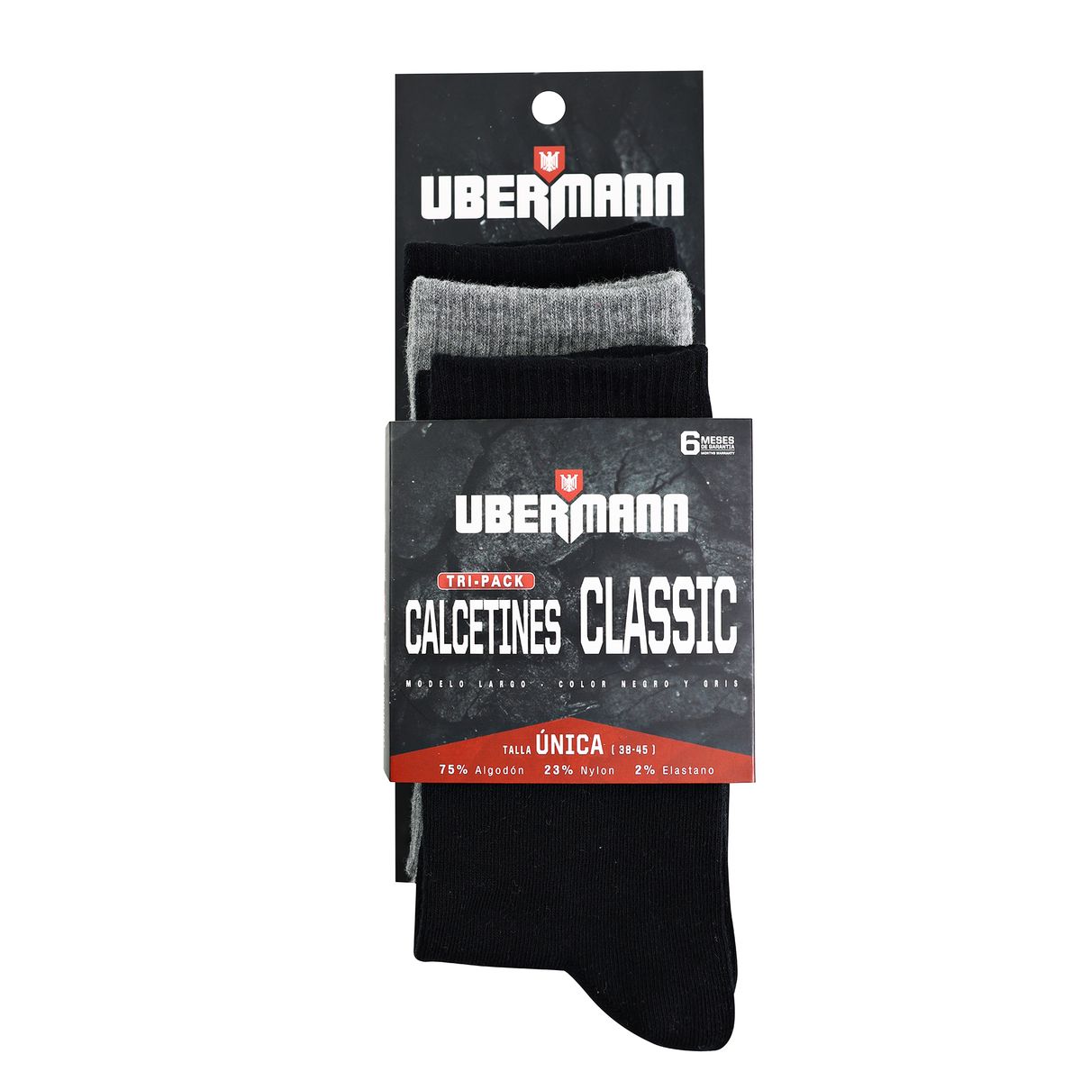 UBERMANN - Pack 3 Calcetas Classic