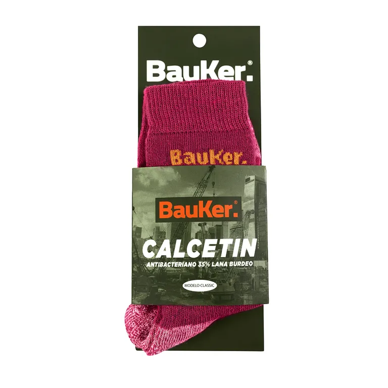 Calcetin cobre 35% lana mujer