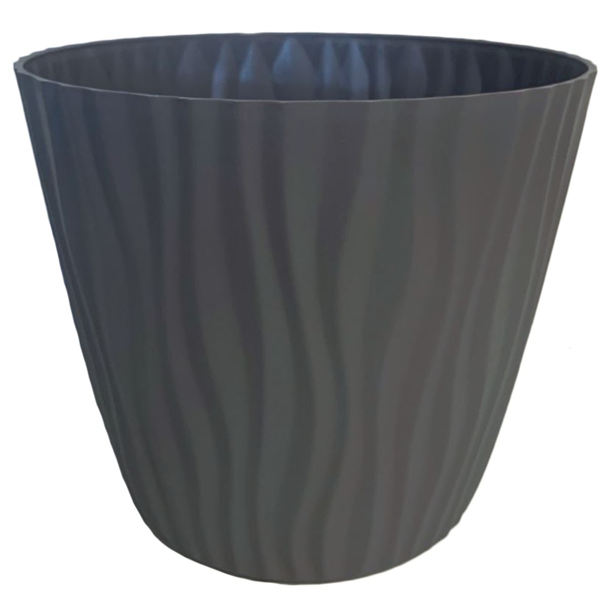 REMBRE - Macetero autorregante reciclado de Plástico 21x18.5 cm Gris