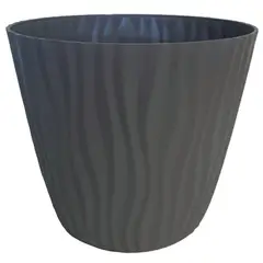 REMBRE - Macetero con sistema autorregante reciclado 21 cm, color gris