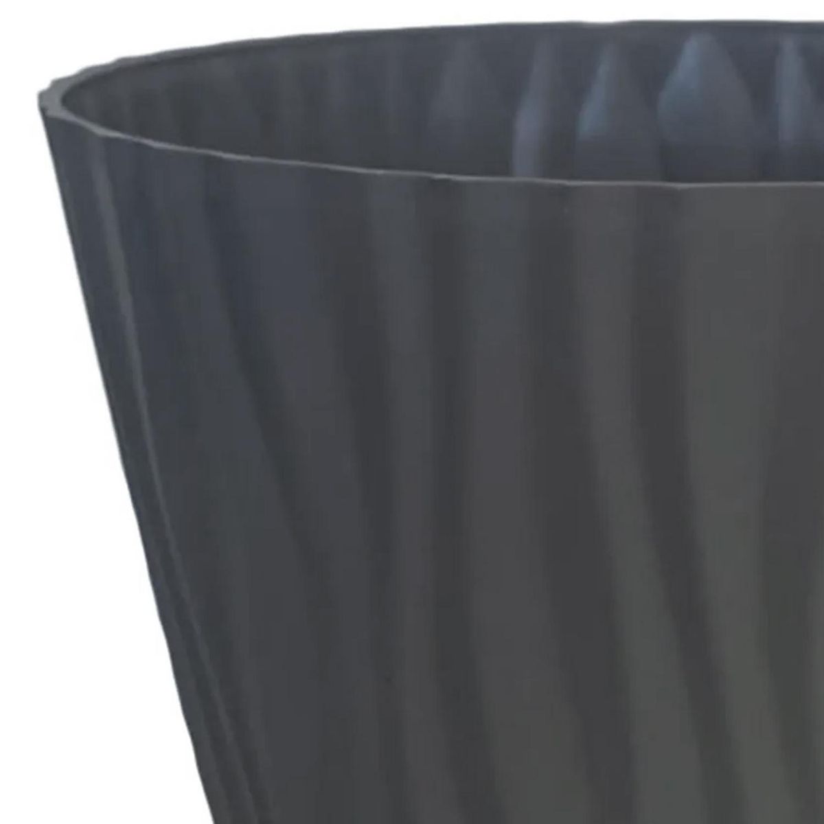 REMBRE - Macetero autorregante reciclado de Plástico 21x18.5 cm Gris