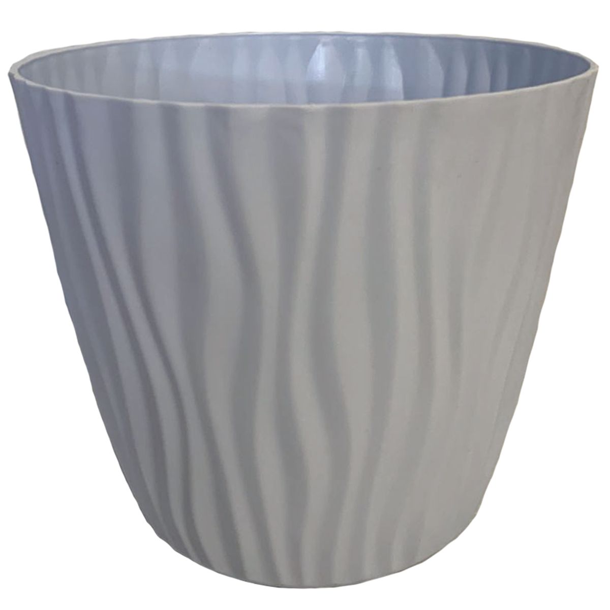 REMBRE - Macetero autorregante reciclado de Plástico 21x20 cm Marfil