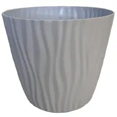 REMBRE - Macetero con sistema autorregante reciclado 21 cm, color marfil
