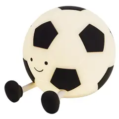 DRL - Lámpara Nocturna Pelota Futbol Blanco 2 W 14x11.1 cm