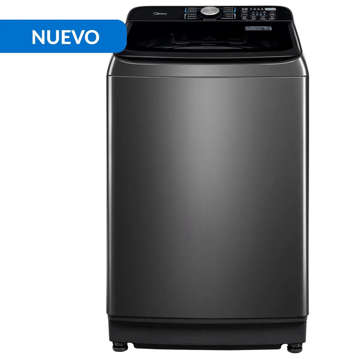 MIDEA - Lavadora Carga Superior 18 Titanium MA512W180/T-CL