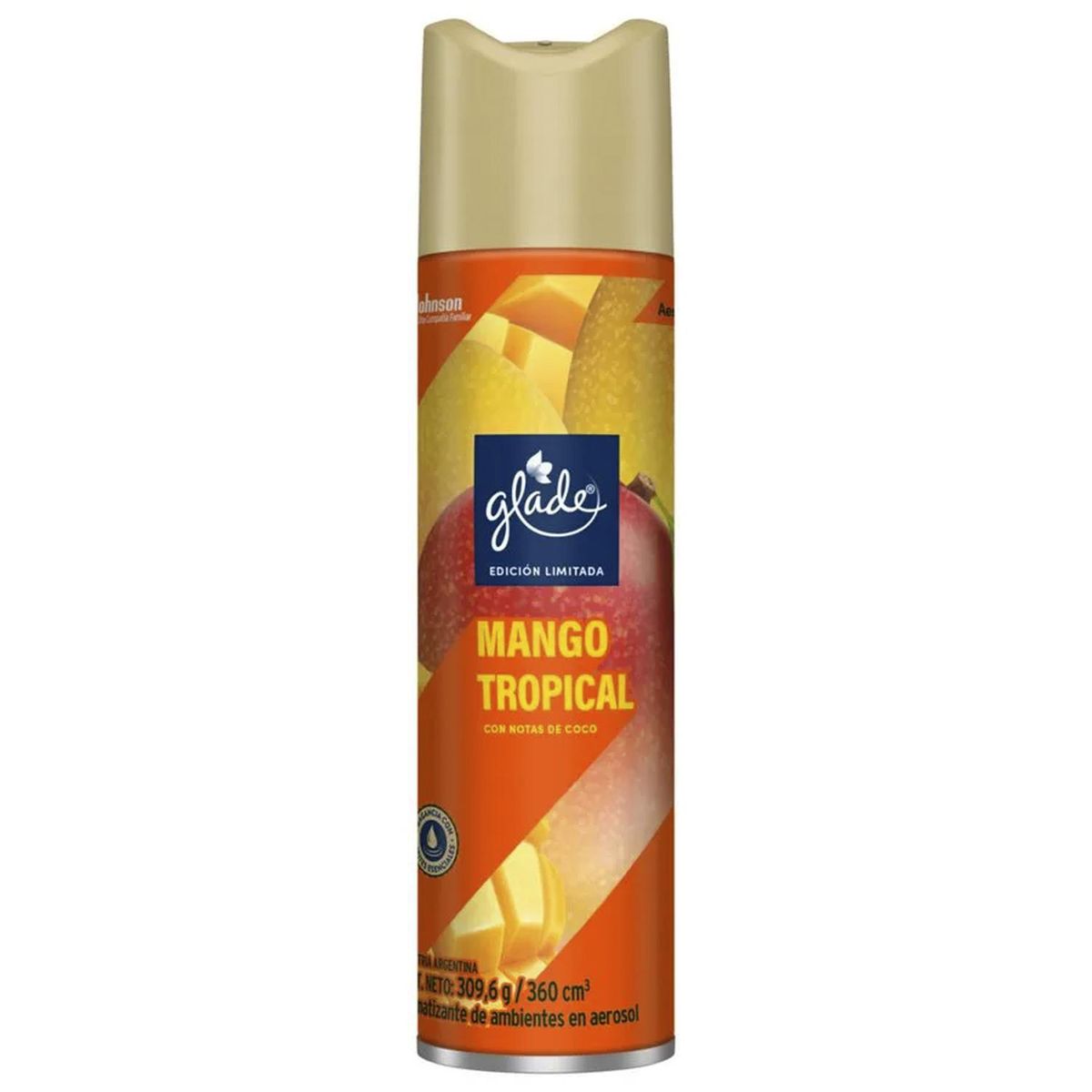 GLADE - Aromatizante en aerosol Mango 0.36 l