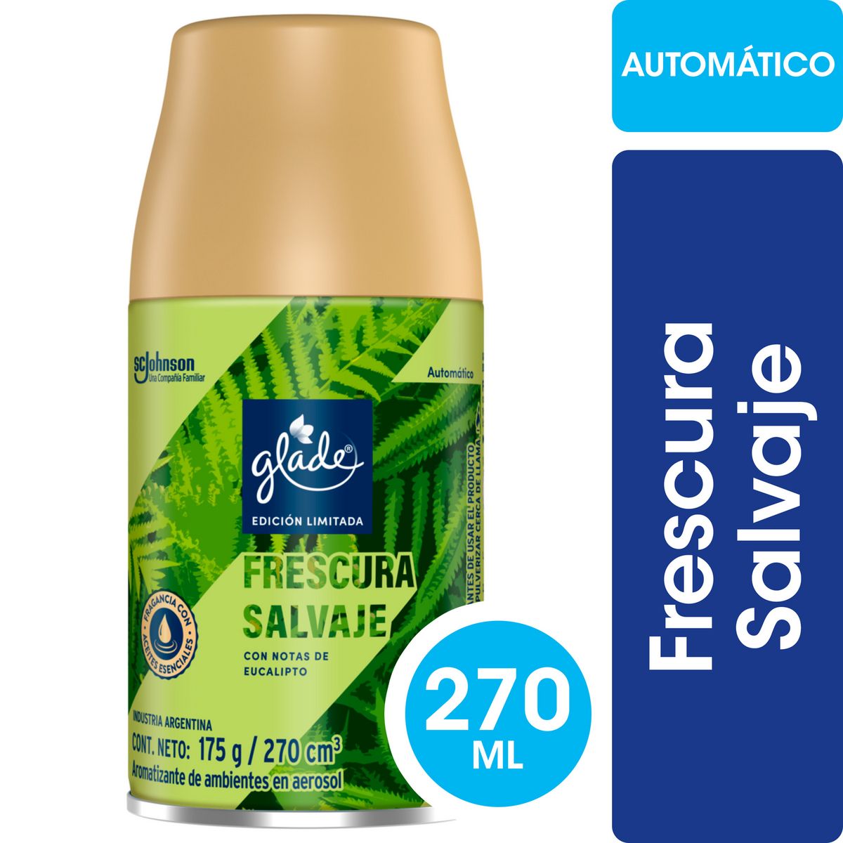 GLADE - Recarga aromatizante Frescura 0.175 kg