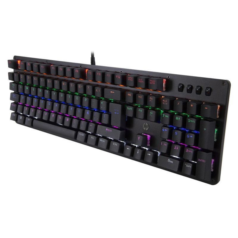 HP - Teclado mecánico RGB GK100