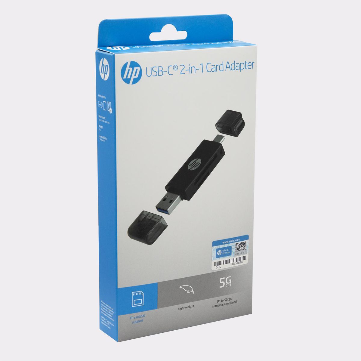 HP - Lector de tarjetas SD-Micro SD conexión USB DHC-CT112