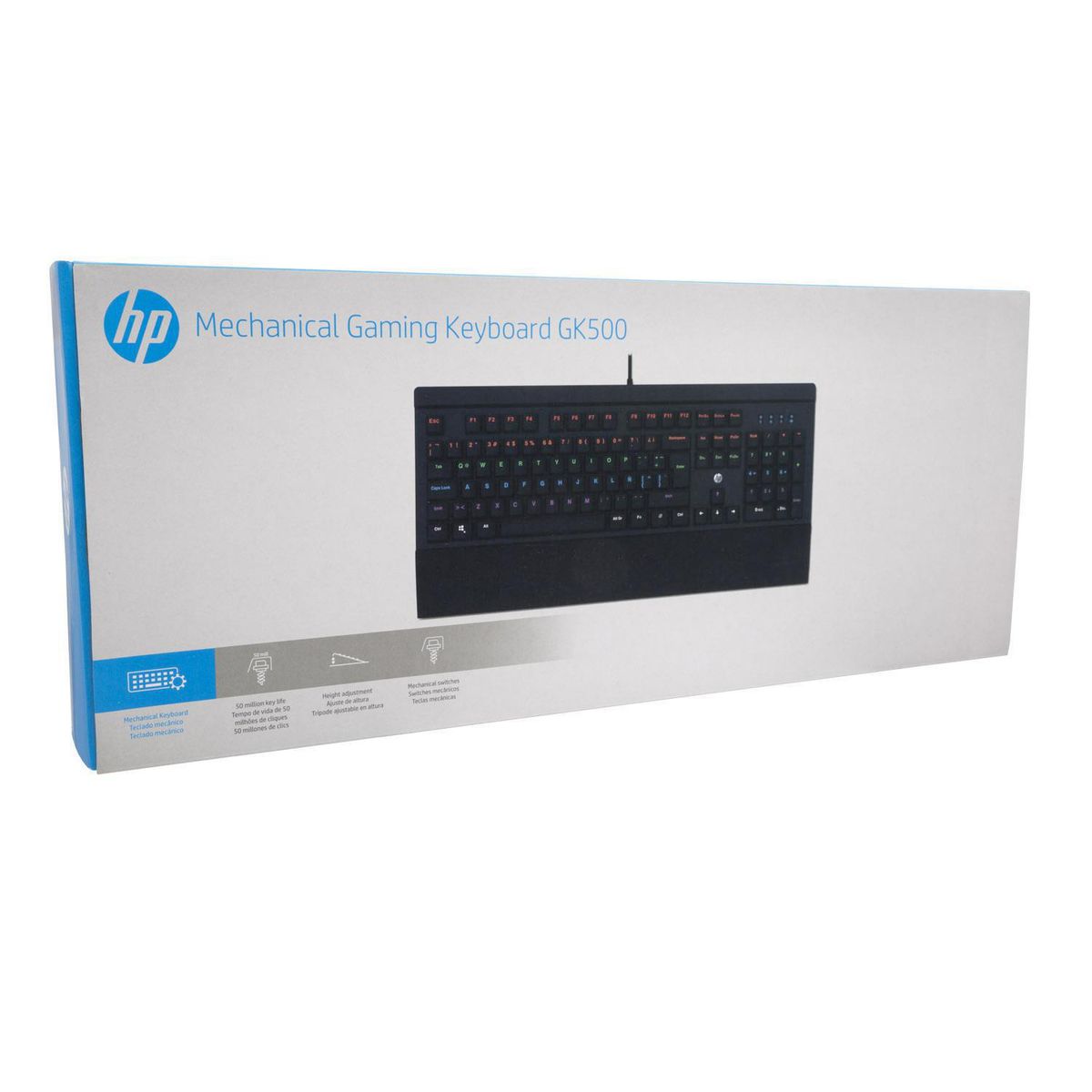 HP - Teclado mecánico RGB GK500
