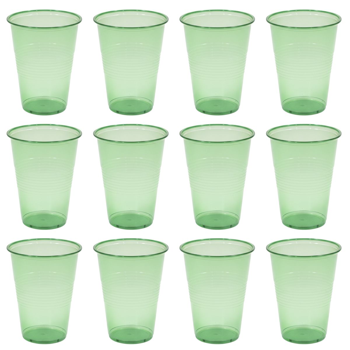 CARNAVAL - Set 12 vasos 480 ml verde