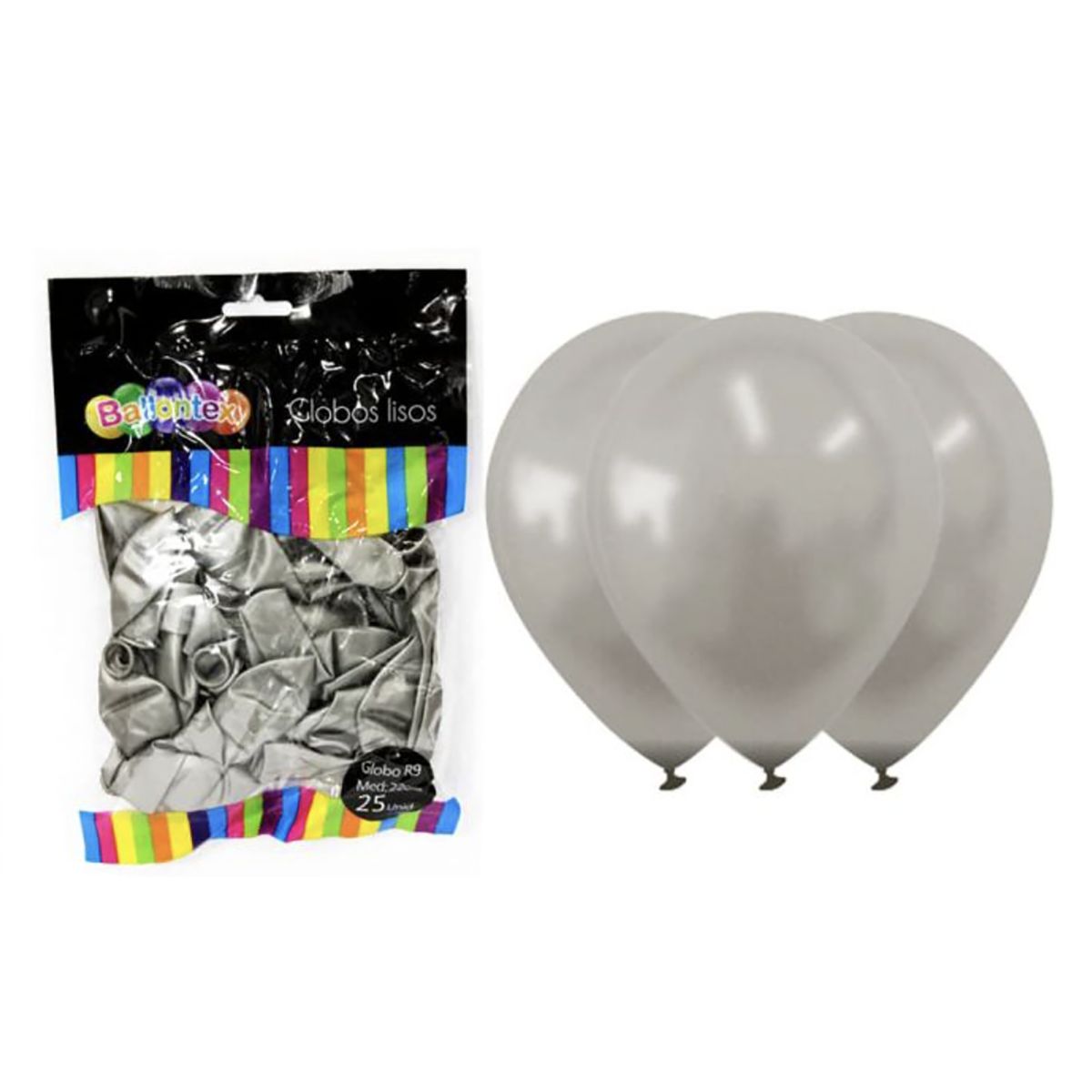 CARNAVAL - Set 25 globos R9 plateaos