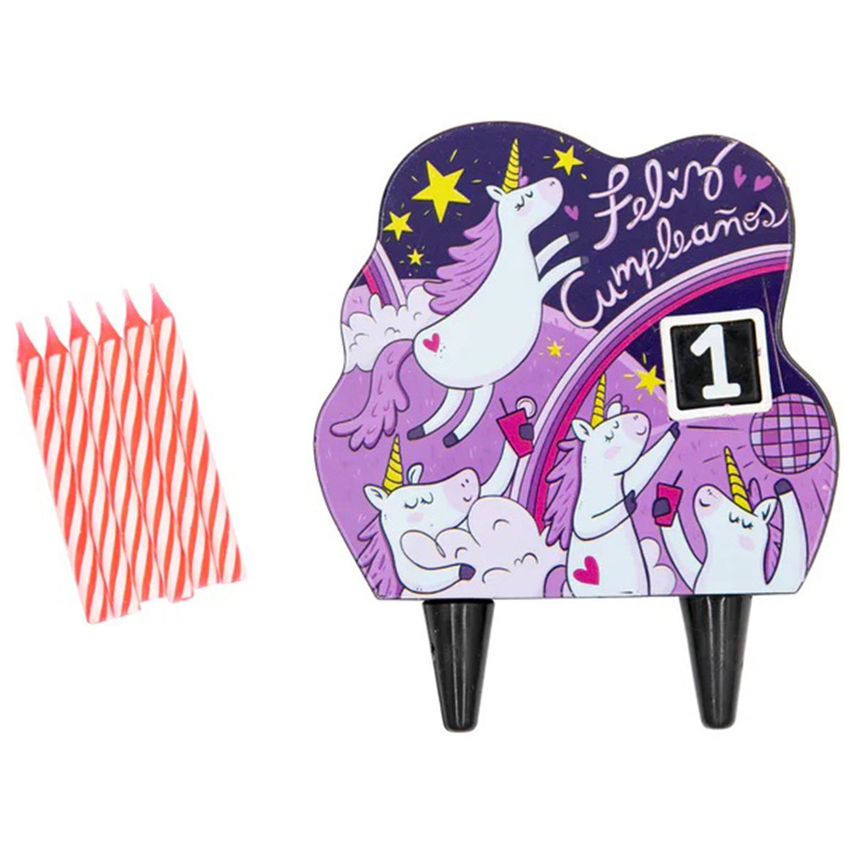 CARNAVAL - Vela unicornio fiesta infinita