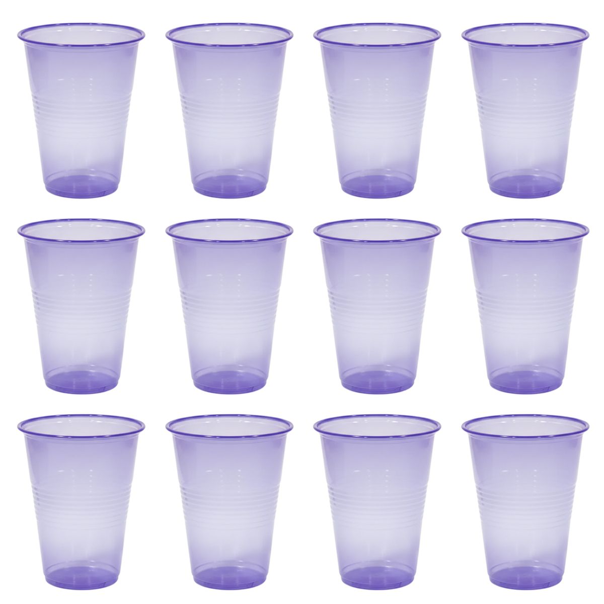 CARNAVAL - Set 12 vasos 480 ml morado