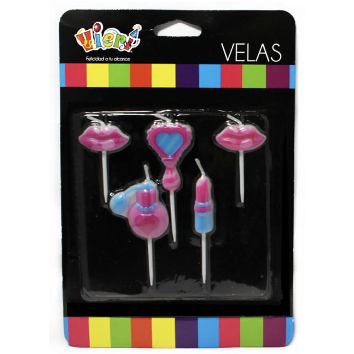 CARNAVAL - Set 5 velas maquillaje