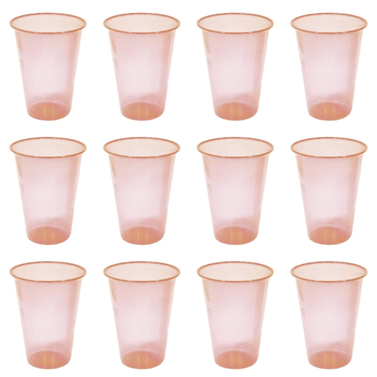 CARNAVAL - Set 12 vasos 480 ml naranjo