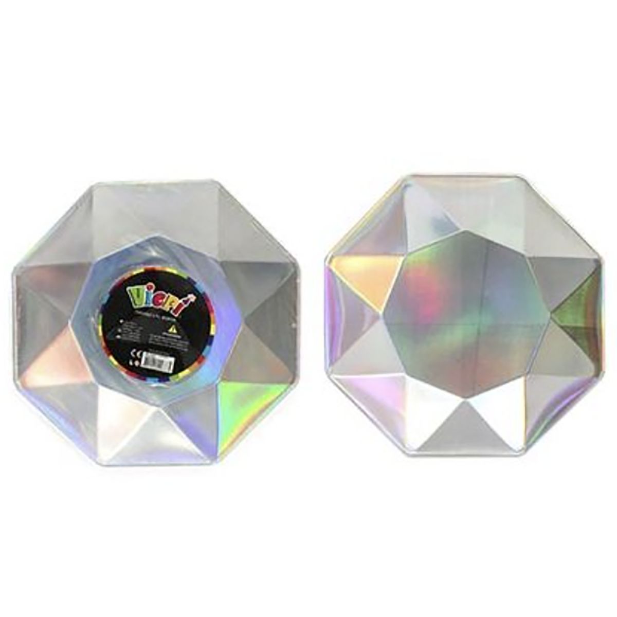 CARNAVAL - Set 6 platos 20 cm tornasol