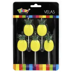 CARNAVAL - Set 5 velas piñas