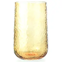 PK HOME - Vaso alto de vidrio martillado